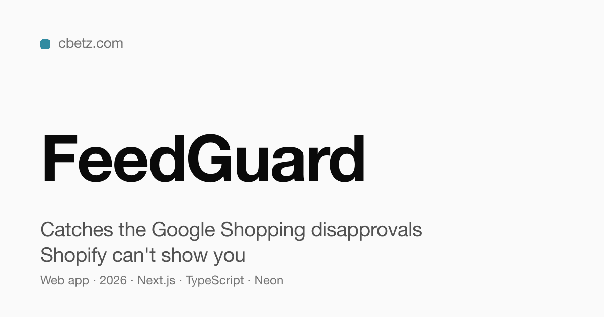 Cover image for FeedGuard